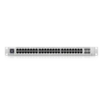 Ubiquiti   Switch Enterprise 48 PoE   USW-Enterprise-48-PoE   Managed L3   Rackmountable   Gigabit Ethernet (copper) ports quantity 48 (100MbE/1GbE/2.5GbE)   SFP+ ports quantity 4   PoE+ ports quantity 48   Power supply type AC/DC, internal, 100-240V, 10A max, 750W