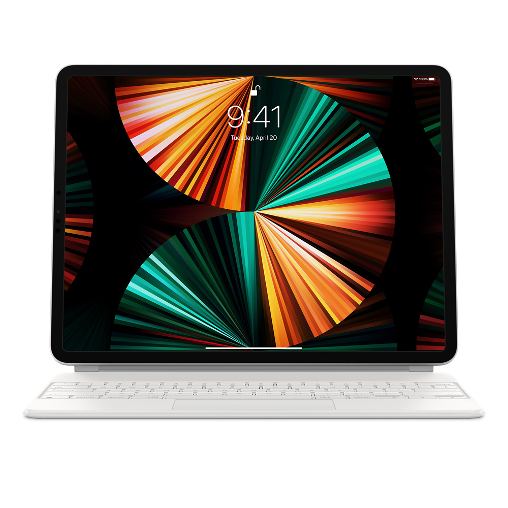 349378-mjql3s-a-194252433614-0.webp Apple Magic Keyboard for 12.9-inch iPad Pro (3rd-6th gen) Compact Keyboard Wireless SE White Smart Connector