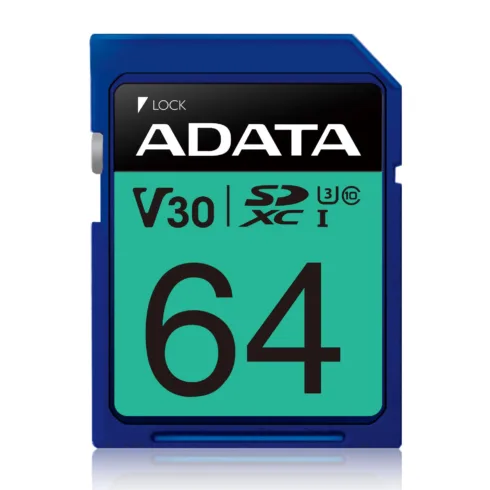 ADATA Premier Pro 64 GB SDXC UHS-I atminties kortelė
