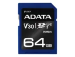 Flash atmintinė ADATA Premier Pro UHS-I 64 GB, pakuotė ir dizainas