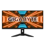 Gigabyte   Gaming Monitor   M34WQ-EK   34 ”   IPS   WQHD   21:9   144 Hz   1 ms   3440 x 1440   400 cd/m²   HDMI ports quantity 2
