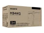 Gigabyte   Gaming Monitor   M34WQ-EK   34 ”   IPS   WQHD   21:9   144 Hz   1 ms   3440 x 1440   400 cd/m²   HDMI ports quantity 2