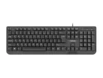 Natec Keyboard, Trout, US Layout, Slim, Black   Natec   NKL-0967 Trout   Standard   Wired   US   Black   USB Type-A   349 g