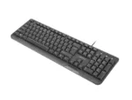 Natec Keyboard, Trout, US Layout, Slim, Black   Natec   NKL-0967 Trout   Standard   Wired   US   Black   USB Type-A   349 g