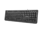 Natec Keyboard, Trout, US Layout, Slim, Black   Natec   NKL-0967 Trout   Standard   Wired   US   Black   USB Type-A   349 g