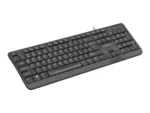 Natec Keyboard, Trout, US Layout, Slim, Black   Natec   NKL-0967 Trout   Standard   Wired   US   Black   USB Type-A   349 g