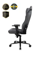 Arozzi Vernazza Vento Gaming Chair Vento Polyurethane; Soft Fabric; Metal; Aluminium   Ash