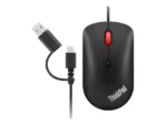 Lenovo   ThinkPad USB-C Wired Compact Mouse   USB-C   Raven black