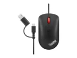 Lenovo   ThinkPad USB-C Wired Compact Mouse   USB-C   Raven black