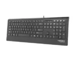 Natec Keyboard, Barracuda, US Layout, Slim   Natec   Keyboard   Barracuda   Standard   Wired   US   Black   529 g