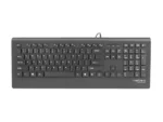 Natec Keyboard, Barracuda, US Layout, Slim   Natec   Keyboard   Barracuda   Standard   Wired   US   Black   529 g