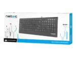 Natec Keyboard, Barracuda, US Layout, Slim   Natec   Keyboard   Barracuda   Standard   Wired   US   Black   529 g
