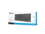 Natec Keyboard, Barracuda, US Layout, Slim   Natec   Keyboard   Barracuda   Standard   Wired   US   Black   529 g