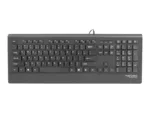 Natec Keyboard, Barracuda, US Layout, Slim   Natec   Keyboard   Barracuda   Standard   Wired   US   Black   529 g