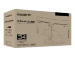 Gigabyte   Gaming Monitor   G34WQC A   34 ”   VA   QHD   21:9   144 Hz   1 ms   3440 x 1440 pixels   350 cd/m²   HDMI ports quantity 2   Black   Warranty 36 month(s)