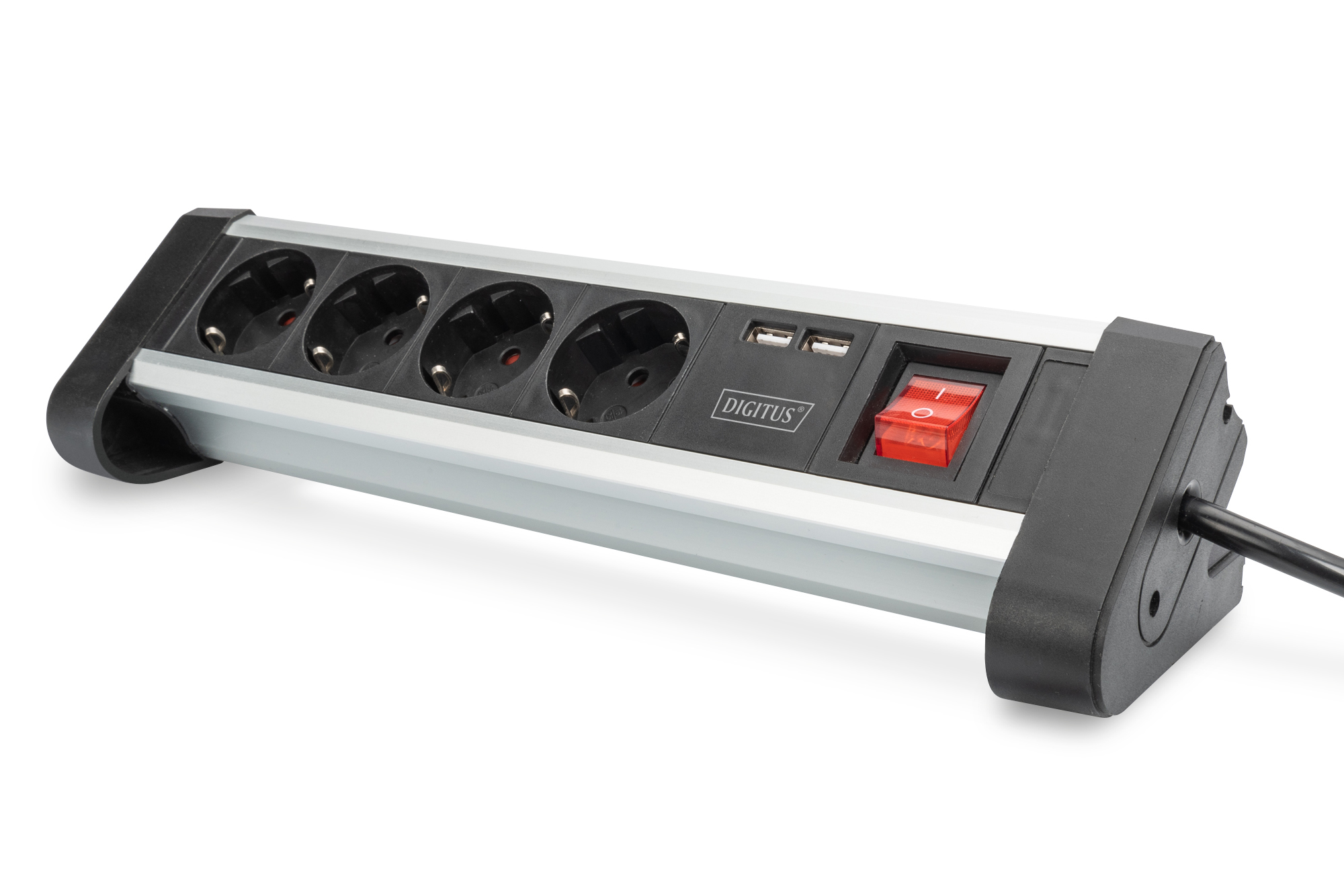 352523-da-70614-4016032443216-0.webp Digitus Office Power Strip DA-70614 Silver/Black