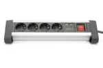 Digitus   Office Power Strip   DA-70614   Silver/Black