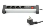 Digitus   Office Power Strip   DA-70614   Silver/Black