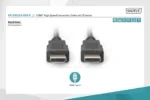 Digitus   High Speed HDMI Cable with Ethernet   AK-330114-030-S   HDMI male (type A)   HDMI male (type A)   HDMI to HDMI   3 m