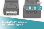 Digitus   DisplayPort to HDMI adapter   AK-340602-000-S   HDMI   DisplayPort   DP to HDMI
