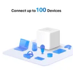 AC1300 Whole Home Mesh Wi-Fi System   Halo H30G (3-Pack)   802.11ac   400+867 Mbit/s   Ethernet LAN (RJ-45) ports 2   Mesh Support Yes   MU-MiMO Yes   No mobile broadband
