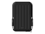 Silicon Power Portable Hard Drive   Armor A66   4000 GB   USB 3.2 Gen 1   Black