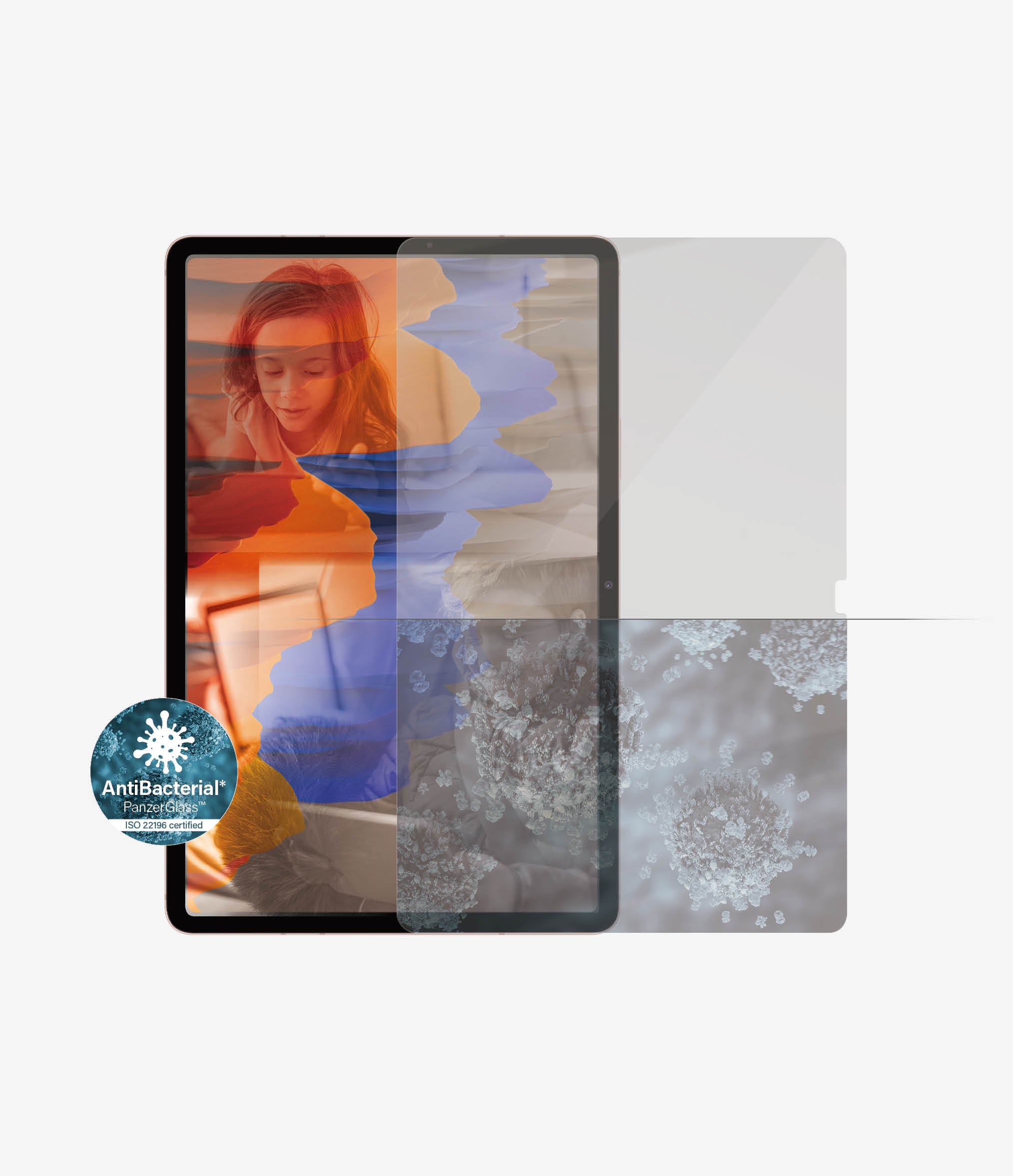 354296-7242-5711724072420-0.webp PanzerGlass 12.4 ” Screen Protector Galaxy Tab S7+/S8+ Transparent
