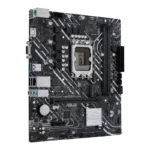 Asus   PRIME H610M-K D4   Processor family Intel   Processor socket  LGA1700   DDR4 DIMM   Memory slots 2   Supported hard disk drive interfaces SATA, M.2   Number of SATA connectors 4   Chipset Intel H610   mATX