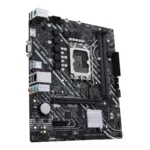 Asus   PRIME H610M-K D4   Processor family Intel   Processor socket  LGA1700   DDR4 DIMM   Memory slots 2   Supported hard disk drive interfaces SATA, M.2   Number of SATA connectors 4   Chipset Intel H610   mATX