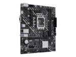 Asus   PRIME H610M-K D4   Processor family Intel   Processor socket  LGA1700   DDR4 DIMM   Memory slots 2   Supported hard disk drive interfaces SATA, M.2   Number of SATA connectors 4   Chipset Intel H610   mATX
