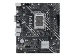 Asus   PRIME H610M-D D4   Processor family Intel   Processor socket  LGA1700   DDR4 DIMM   Memory slots 2   Supported hard disk drive interfaces SATA, M.2   Number of SATA connectors 4   Chipset Intel H610   mATX