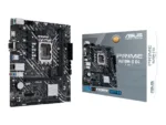 Asus   PRIME H610M-D D4   Processor family Intel   Processor socket  LGA1700   DDR4 DIMM   Memory slots 2   Supported hard disk drive interfaces SATA, M.2   Number of SATA connectors 4   Chipset Intel H610   mATX