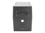 Digitus   Line-Interactive UPS   Line-Interactive UPS DN-170063, 600VA, 360W, 1x 12V/7Ah battery, 2x CEE 7/7 outlet, 2x RJ-11, 1x USB 2.0 type B, LED, Simulated Sine Wave, 298x101x142mm, 4.35kg   600 VA   360 W
