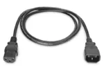 Digitus   Power Cord extension cable  C13 – C14,   AK-440201-018-S   Black