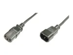 Digitus   Power Cord extension cable  C13 – C14,   AK-440201-018-S   Black