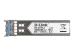 D-Link   Single-mode Transceiver   DIS-S310LX   9/125 SMF (Single-Mode Fiber)   Duplex LC Connector   1250 Mbit/s   Wavelength 1310 nm   Maximum transfer distance 10000 m