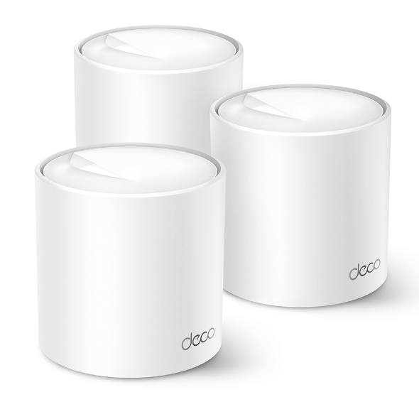 355945-deco-x50-3-pack-4897098687086-0.webp TP-LINK Deco X50 (3-pack) AX3000 Whole Home Mesh Wi-Fi 6 System Whole Home Mesh Wi-Fi 6 System Deco X50 (3-pack) 802.11ax 574+2402 Mbit/s Ethernet LAN (RJ-45) ports 3 Mesh Support Yes MU-MiMO Yes No mobile broadband Antenna type Internal