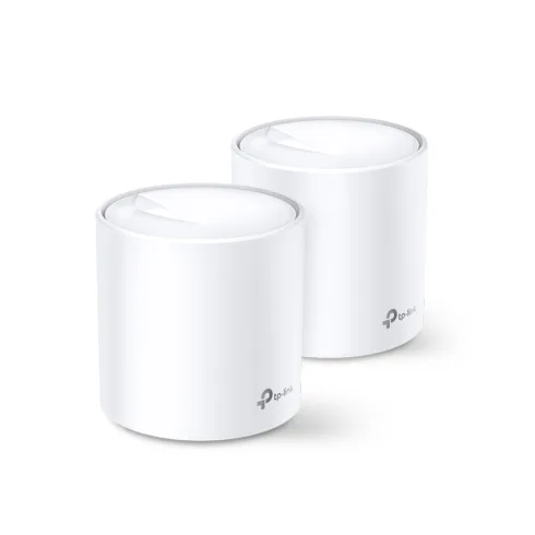 Whole Home Mesh Wi-Fi 6 System   Deco X50 (2-pack)   802.11ax   574+2402 Mbit/s   Ethernet LAN (RJ-45) ports 3   Mesh Support Yes   MU-MiMO Yes   No mobile broadband   Antenna type Internal