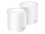 Whole Home Mesh Wi-Fi 6 System   Deco X50 (2-pack)   802.11ax   574+2402 Mbit/s   Ethernet LAN (RJ-45) ports 3   Mesh Support Yes   MU-MiMO Yes   No mobile broadband   Antenna type Internal