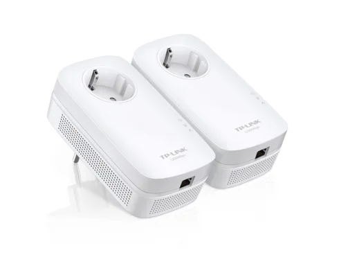 TP-LINK   AV1300 Gigabit Passthrough Powerline Starter Kit   TL-PA8010P KIT   1300 Mbit/s   Ethernet LAN (RJ-45) ports 1   No Wi-Fi   Extra socket