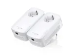 TP-LINK   AV1300 Gigabit Passthrough Powerline Starter Kit   TL-PA8010P KIT   1300 Mbit/s   Ethernet LAN (RJ-45) ports 1   No Wi-Fi   Extra socket
