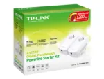 TP-LINK   AV1300 Gigabit Passthrough Powerline Starter Kit   TL-PA8010P KIT   1300 Mbit/s   Ethernet LAN (RJ-45) ports 1   No Wi-Fi   Extra socket