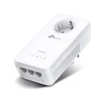 TP-LINK   AV1300 Gigabit Passthrough Powerline AC1200 Wi-Fi Extender   TL-WPA8631P   1300 Mbit/s   Ethernet LAN (RJ-45) ports 3   No Wi-Fi   Extra socket