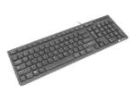 Natec   Keyboard   Discus 2 Slim   Standard   Wired   US   Black   USB 2.0   424 g   Numeric keypad