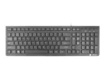 Natec   Keyboard   Discus 2 Slim   Standard   Wired   US   Black   USB 2.0   424 g   Numeric keypad