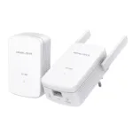 Mercusys   AV1000 Gigabit Powerline Wi-Fi Kit   MP510 KIT   1000 Mbit/s   Ethernet LAN (RJ-45) ports 1   802.11n