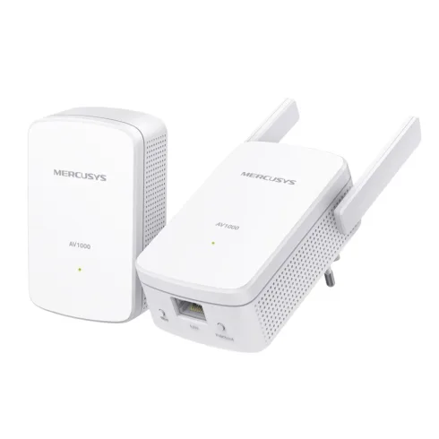 Mercusys   AV1000 Gigabit Powerline Wi-Fi Kit   MP510 KIT   1000 Mbit/s   Ethernet LAN (RJ-45) ports 1   802.11n