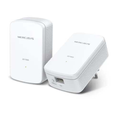 Mercusys   AV1000 Gigabit Powerline Starter Kit   MP500 KIT   1000 Mbit/s   Ethernet LAN (RJ-45) ports 1