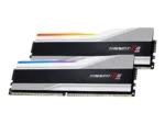 G.Skill Trident Z5 RGB atminties moduliai, šoninis vaizdas su RGB apšvietimu