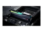 G.Skill Trident Z5 RGB atminties moduliai, matomi iš šono, su RGB apšvietimu